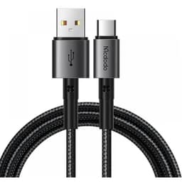 McDodo - USB-C to USB-A, Charging and Data Sync, 100W, 1.8m, Schwarz – Bild 1