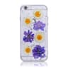 Apple iPhone 6 / iPhone 6S - Flowers & Silver flakes