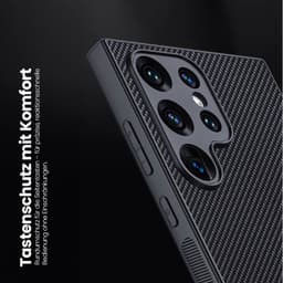 Samsung Galaxy S24 Ultra - Robusta custodia in TPU con effetto carbonio, nero – Bild 5
