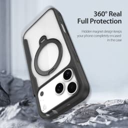 Apple iPhone 17 Pro - Dux Ducis Skin Pro Series nero MagStand – Bild 2