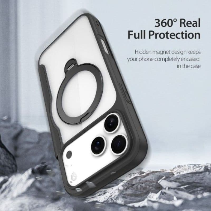 Apple iPhone 17 Pro - Dux Ducis Skin Pro Series Schwarz MagStand – 2