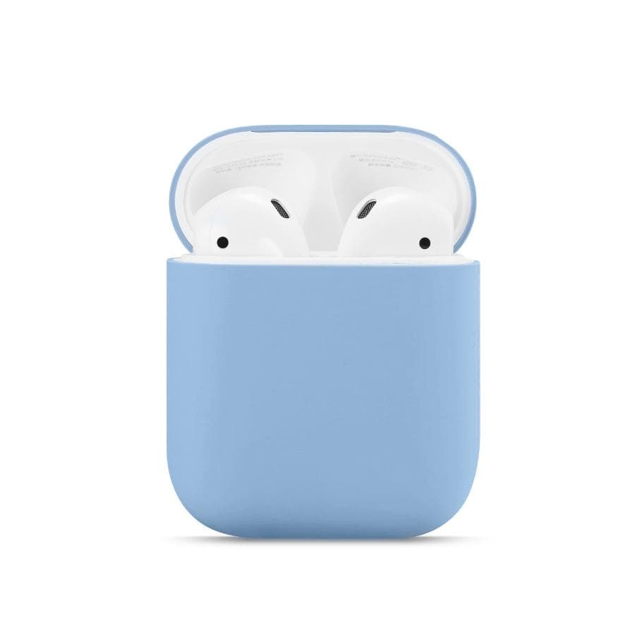 Custodia in silicone per Airpods di 1a+2a generazione, blu costa
