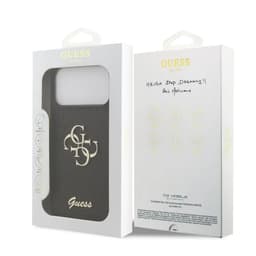iPhone 17 Pro Max - Custodia Guess Metal Logo Glitter, Nero GUHCP17XHG4SGK – Bild 5
