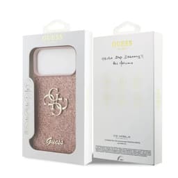iPhone 17 Pro Max - Custodia Guess con logo in metallo, rosa GUHCP17XHG4SGP – Bild 5
