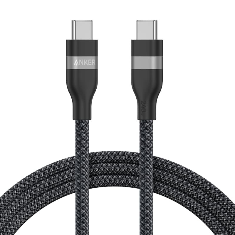 Anker braided Kabel - USB-C zu USB-C - 0.9M - Schwarz