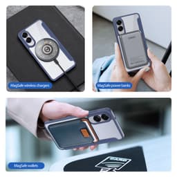 Dux Ducis - Galaxy S25 Edge - Housse Skin X Pro Series avec MagSafe, bleu – Bild 5