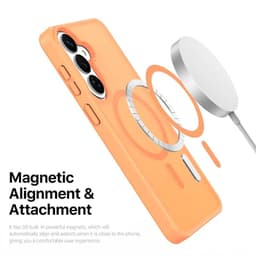 Samsung Galaxy S26 - Serie Dux Ducis Yind con Magsafe in arancione – Bild 6