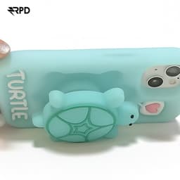iPhone 16 - Custodia per tartaruga 3D con effetto glow e funzione stand – Bild 3