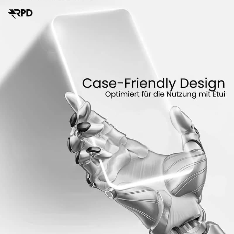 Samsung Galaxy A16 - Armored glass / Tempered glass - Big Arc - Case-Friendly Big Arc, transparent – 4