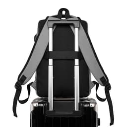 Okade S9903 - Laptop backpack 13-15.6" with USB & trolley strap, water-repellent, gray – Bild 9