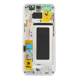 Samsung Galaxy S8 front glass / LCD silver, pulled – Bild 2