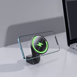 Baseus - Big Energy - Caricabatterie da auto senza fili con supporto, nero (WXJN-01) – Bild 3