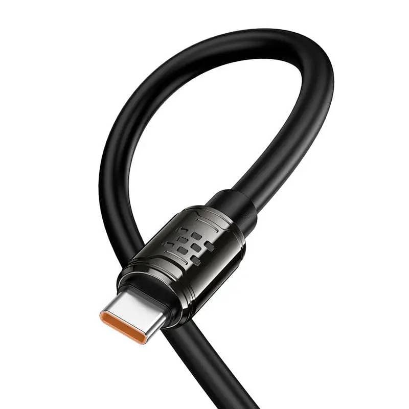 Hoco - U143 USB-C Kabel 1.2m fast charging data cable, Schwarz – 3