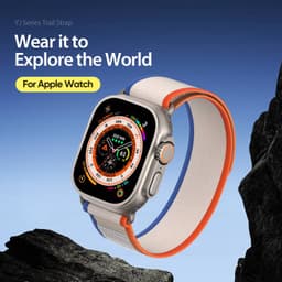 Apple Watch - DUX YJ Version Strap - 42mm/44mm/45mm/46mm(10.Gen)/49mm Orange-Beige – Bild 4