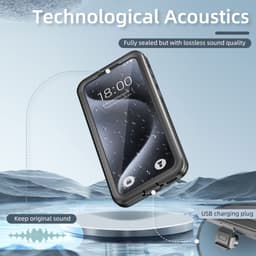 Samsung Galaxy A35 - Redpepper IP68 SAM Series Waterproof Outdoor Case, black – Bild 4
