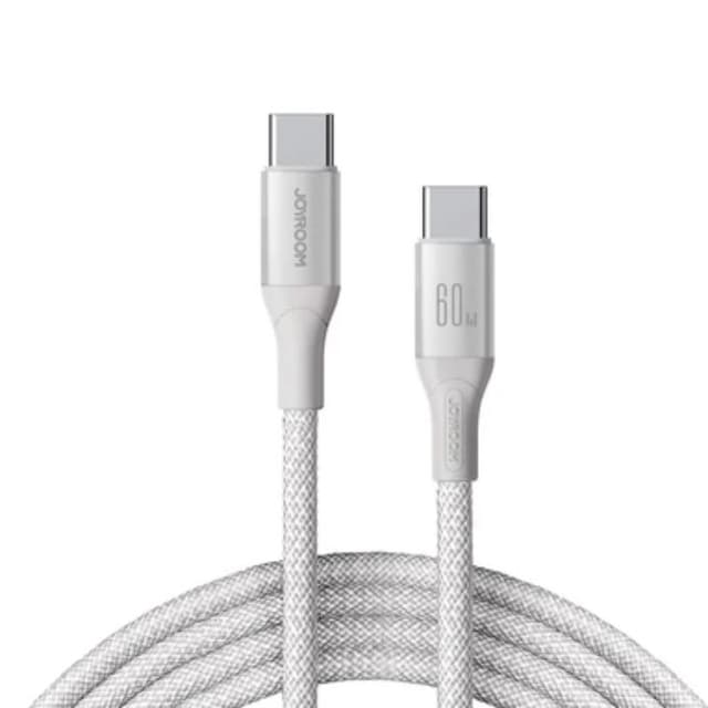 Joyroom Flash Series Fast Charging Cable Type-C 60W 1m, White (S-A28)