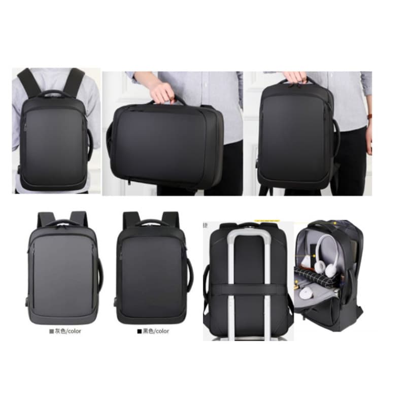Okade - S58 Business backpack with USB port - For laptops up to 15.6" - Gray