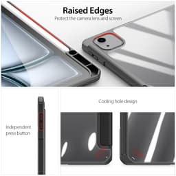 iPad Air 13 (2024/2025) / iPad Pro 12.9 (2018/2020/2021/2022) - Serie Dux Ducis Toby, Nero – Bild 7