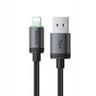 McDodo - USB-A to Lightning Cable with Charging Light, 36W Fast Charging, Black