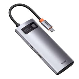 Baseus - Serie Metal Gleam - Docking station HUB Type-C multifunzione 5 in 1, grigio (CAHUB-CX0G) – Bild 1