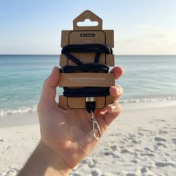 Chaîne pour téléphone portable RPD Universal Nylon Necklace - Carte d'insertion robuste - pour tous les smartphones, bleu minuit – Bild 2
