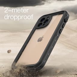iPhone 12 Pro Max - Redpepper IP68 Wasserdichtes Outdoor Case, schwarz – Bild 6