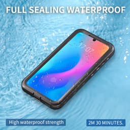Samsung Galaxy A55 - Custodia impermeabile per esterni Redpepper IP68 SAM Series, nero – Bild 6