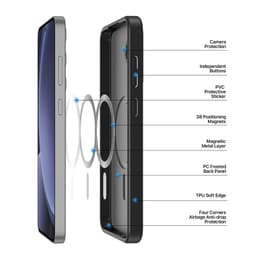 Samsung Galaxy S25 Ultra - Dux Ducis Yind Series with Magsafe in black – Bild 3