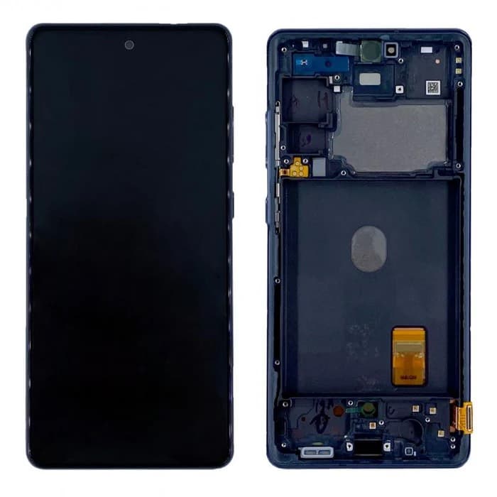 Samsung Galaxy S20 FE vetro anteriore / LCD Cloud Navy, nuovo, originale