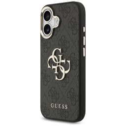 iPhone 17 - Guess Metal Logo Gold Case, Black GUHCP17S4GMGCGR – Bild 2