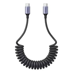 Ugreen – USB-C auf USB-C CarPlay Kabel, einziehbar 1 m (L507 / 35457), grau/schwarz – Bild 1