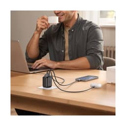 McDodo - Caricabatterie FreeGo 35W GaN con cavo retrattile, nero – Bild 8