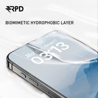 iPhone 17 - RPD SilkTouch Premium - Edge-to-Edge Tempered Glas / Panzerglas, Privacy – Bild 4