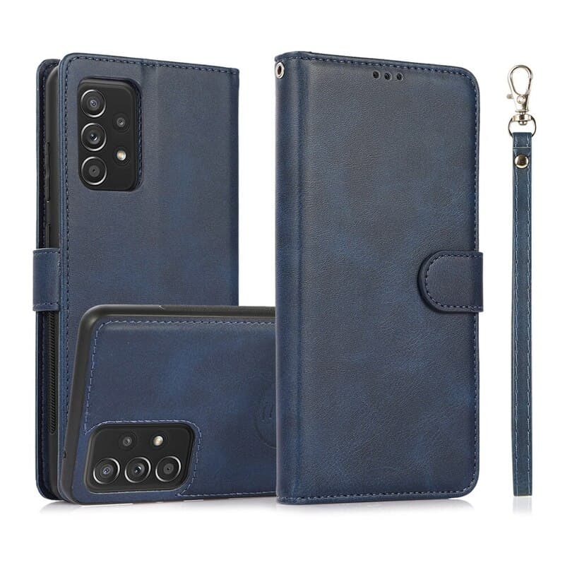 Samsung Galaxy S22 - Magnetic 2in1 flip case blue