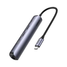 Ugreen - Hub USB-C 5-in-1 con HDMI ed Ethernet (CM418 / 10919), argento/nero – Bild 2
