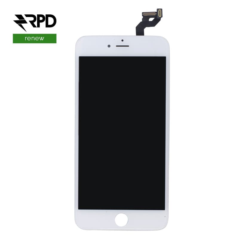 LCD für iPhone 6S PLUS Frontglas / LCD weiss original, renewed
