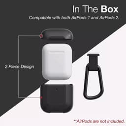 Raptic - Custodia da esterno per Airpods di 1a/2a generazione Defence Trek, nero – Bild 1