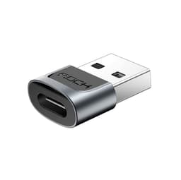Rock - RCB0610 Adapter USB Typ-C auf USB-A, Grau – Bild 3