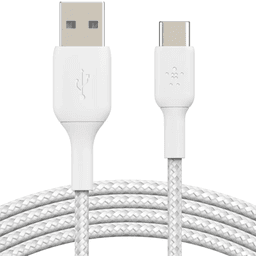 Belkin - BoostCharge Pro, USB-A to USB-C, 2m, 15W, Weiss – Bild 2