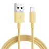 S-1030M13 - JoyRoom Cavo colorato di ricarica rapida da USB-A a Lightning Giallo 1m