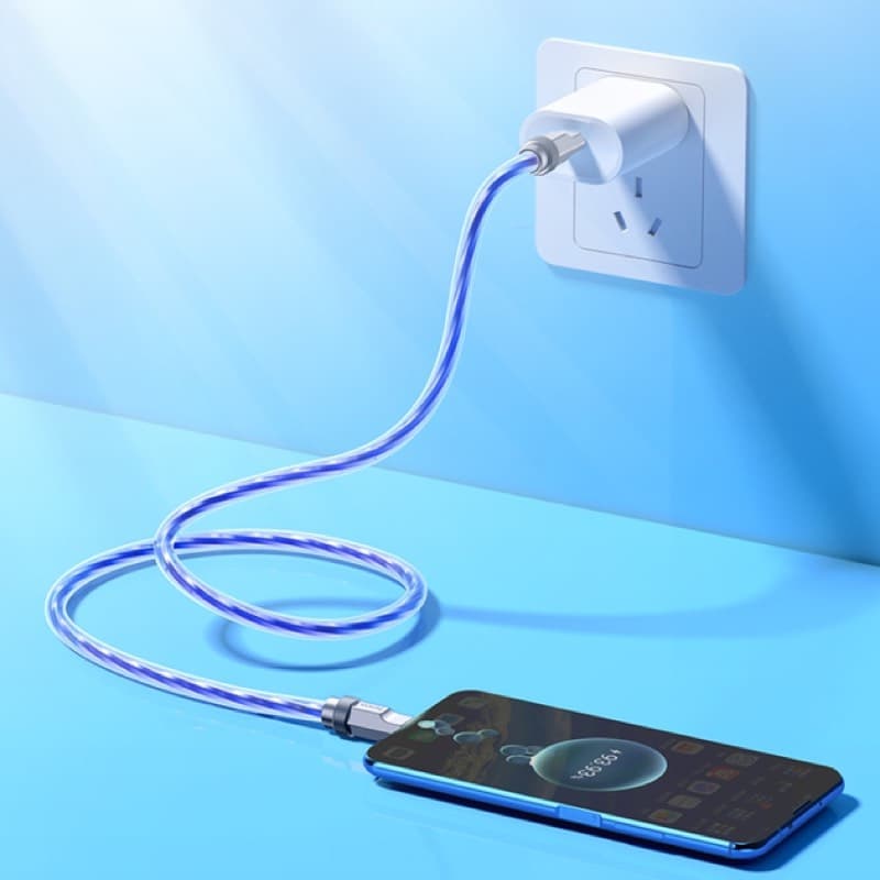 Hoco - U113 Fast Charging 100W USB-C auf C 1M Blau – 4