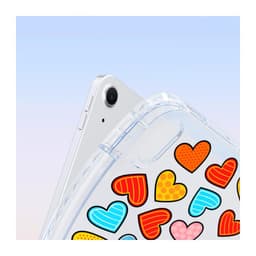 iPad Air 11 / Air 4/5 10.9 / Pro 11 - Dux Ducis Unid Series, étui à rabat relevable, rose + coeurs – Bild 6