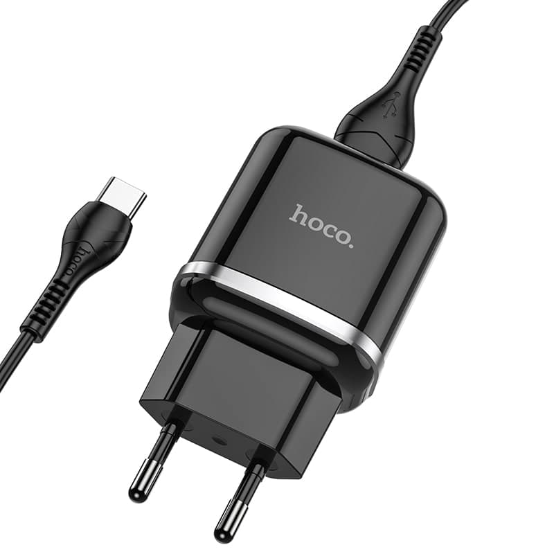 HOCO Set di caricabatterie QC3.0 a porta singola con cavo USB-C (N3) – 2