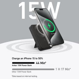Anker A1654 P11 15W, Magsafe Kabellose Powerbank (MagGo), 10000mAh, schwarz – Bild 9