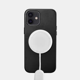 iPhone 12 mini - iCarer - Étui arrière en cuir avec logo, noir (WMI1215-BK) – Bild 5