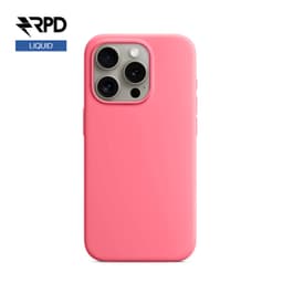 iPhone 15 - Silicone Case pink, Liquid (Magsafe version) – Bild 1