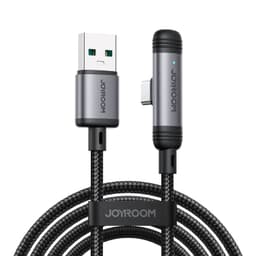 Joyroom 90° Fast Charging Cable Type-A to Type-C (S-A56), 1.2m, Schwarz – Bild 1