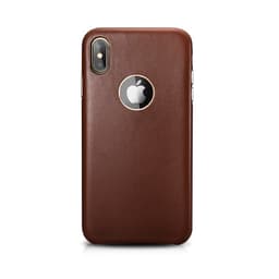 iPhone XS Max - Luxury genuine leather Xoomz XIXS03-BN, dark brown – Bild 1