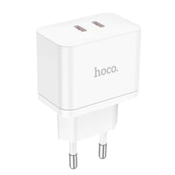 Hoco PD35W Dual Port USB-C Quick Charger, N29, weiss – Bild 3