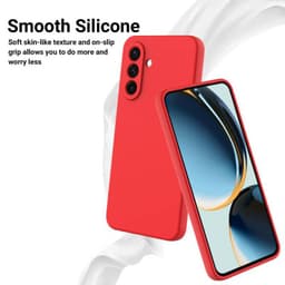 Samsung Galaxy A17 5G - Silikon Schutzhülle, rot – Bild 3